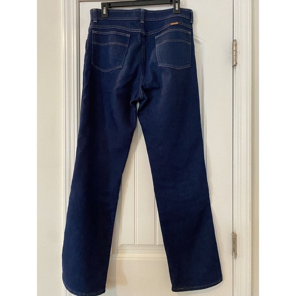 New VINTAGE Wrangler Blue Jeans Mens 33x32 Cowboy Cut Classic Straight Leg Fit - Picture 2 of 6